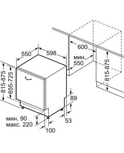 Купить Встраиваемая посудомоечная машина Bosch SPV4HMX65Q  в E-mobi
