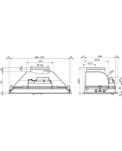 Купить Вытяжка встраиваемая ELIKOR Casper 52Н-450-П3Д серебристый  в E-mobi