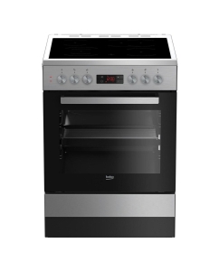 Купить Электрическая плита BEKO FSM 67320 DXT серебристая в E-mobi