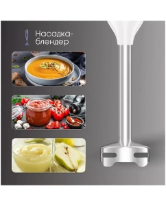 Купить Погружной блендер Zigmund &amp; Shtain BH-244 M белый  в E-mobi