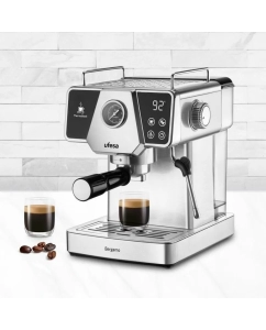 Купить Рожковая кофеварка Ufesa Bergamo серебристый  в E-mobi