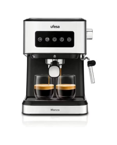 Купить Рожковая кофеварка Ufesa Monza серебристый; черный  в E-mobi