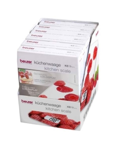Купить Весы кухонные Beurer KS 19 White Red  в E-mobi