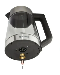 Купить Чайник электрический Gorenje K17TRGT 1.7 л прозрачный; серый; черный  в E-mobi