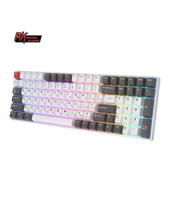 Купить Беспроводная клавиатура Royal Kludge RK100 белый (6935280824067)  в E-mobi