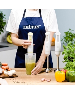 Купить Погружной блендер Zelmer ZHB4561L белый, желтый  в E-mobi