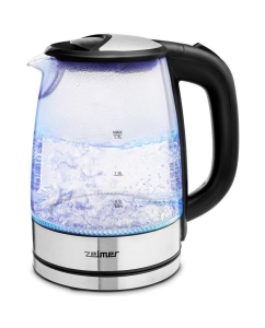 Купить Чайник электрический Zelmer ZCK8024 1.7 л прозрачный  в E-mobi