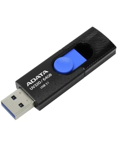 Купить Флешка ADATA UV320 64ГБ Black/Blue (AUV320-64G-RBKBL)  в E-mobi
