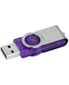 Купить Флешка Kingston DataTraveler 101 G2 32ГБ Silver/Purple (DT101G2/32GB)  в E-mobi