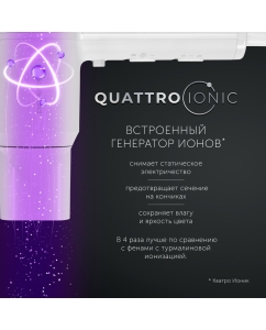 Купить Фен Polaris PHD 2044Ti Quattro Ionic 1900 Вт белый  в E-mobi