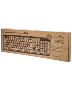 Купить Проводная клавиатура OKLICK 130M Black (8136)  в E-mobi