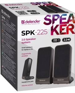 Купить Колонки компьютерные Defender sPK-220-225 Silver (65220)  в E-mobi
