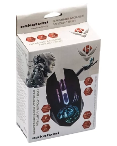 Купить Беспроводная игровая мышь Nakatomi MROG-15UR Black  в E-mobi