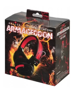 Купить Игровая гарнитура OKLICK HS-G300 Armageddon Red/Black (AH-V1)  в E-mobi