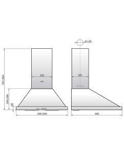 Купить Вытяжка настенная ELIKOR Оптима 50Н-400-К3Л серебристый  в E-mobi