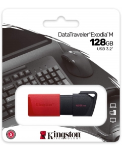 Купить Флешка Kingston DataTraveler Exodia M 128GB (DTXM/128GB)  в E-mobi