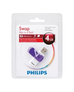 Купить Флэш-накопитель Philips Vivid2.0 4Gb, FM04FD05B/97  в E-mobi