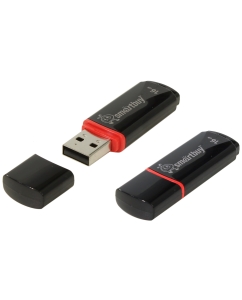 Купить Флешка SmartBuy Crown 16ГБ Black (SB16GBCRW-K)  в E-mobi