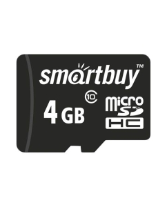 Купить Карта памяти SmartBuy Micro SDHC SB4GBSDCL10-00 4GB в E-mobi