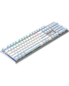 Купить Проводная клавиатура A4TECH Fstyler FS100 Neon синий  в E-mobi