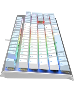 Купить Проводная клавиатура A4TECH Fstyler FS100 Neon синий  в E-mobi