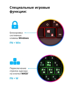 Купить Проводная игровая клавиатура Defender Legion GK-010DL Black  в E-mobi