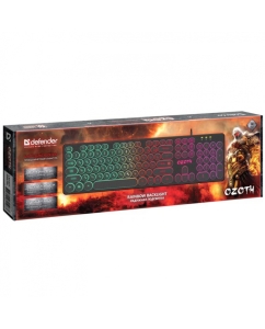 Купить Проводная игровая клавиатура Defender GK-106 Black  в E-mobi