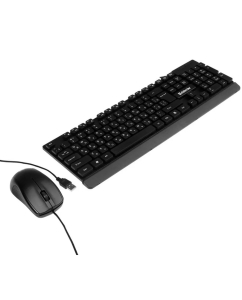 Купить Комплект клавиатура и мышь Defender York C-777 RU Black Multimedia (45779)  в E-mobi