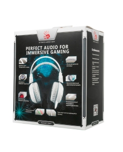 Купить Игровая гарнитура A4Tech Bloody G300 White/Blue  в E-mobi