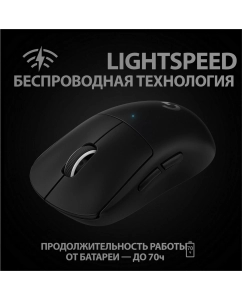 Купить Беспроводная игровая мышь Logitech Pro X Superlight Black (910-005880)  в E-mobi