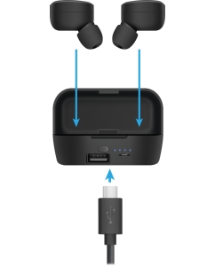 Купить Беспроводные наушники Defender Twins 639 Black  в E-mobi