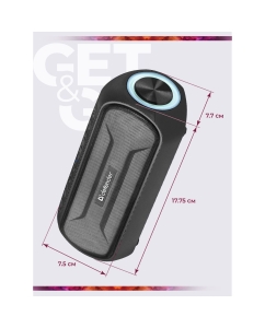 Купить Портативная колонка Defender Enjoy S1000 Black  в E-mobi