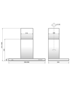 Купить Вытяжка настенная ELIKOR Кристалл 90Н-650-Э3Д серебристый  в E-mobi