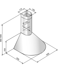 Купить Вытяжка настенная ELIKOR Эпсилон 60П-430-П3Л белый/серебристый  в E-mobi