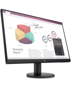 Купить 23.8" Монитор HP P24v черный 75Hz 1920x1080 IPS  в E-mobi