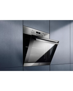 Купить Встраиваемый электрический духовой шкаф Electrolux EOF3H40BX серебристый, черный  в E-mobi