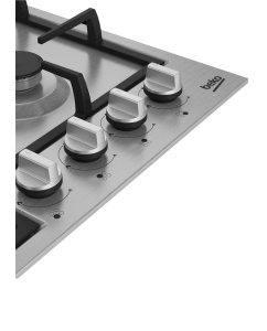 Купить Встраиваемая варочная панель газовая Beko HIYG 64225 SXO серебристый  в E-mobi