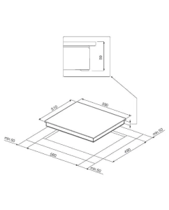 Купить Встраиваемая варочная панель газовая Graude GS 60.3 W белый, черный  в E-mobi
