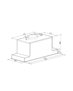 Купить Вытяжка встраиваемая Graude LB 75.1 W белый  в E-mobi