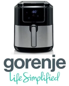 Купить Аэрогриль Gorenje AF1700DB черный, серебристый  в E-mobi
