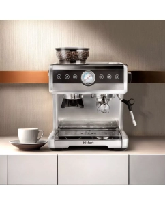 Купить Рожковая кофемашина Kitfort КТ-7413 серая  в E-mobi