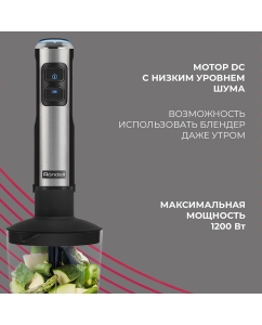 Купить Погружной блендер Rondell RDE-1300 Black  в E-mobi