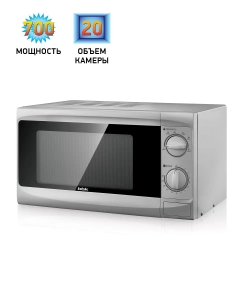 Купить Микроволновая печь соло BBK 20MWS-707M/S серебристый  в E-mobi