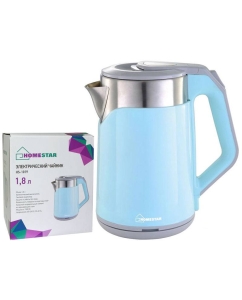 Купить Чайник электрический HomeStar HS-1019 1.8 л голубой  в E-mobi