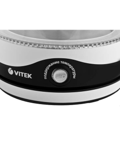 Купить Чайник электрический VITEK VT-7027BW 1.8 л белый, прозрачный  в E-mobi