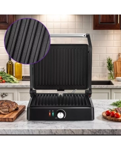 Купить Гриль Kitfort КТ-3662 черный, серый  в E-mobi