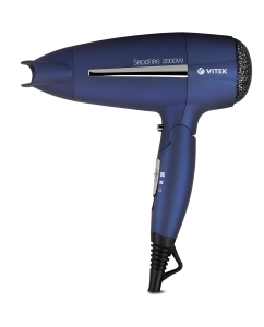 Купить Фен VITEK VT-1309 2000 Вт синий в E-mobi