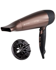 Купить Фен VITEK VT-2238 2 000 Вт коричневый, черный  в E-mobi