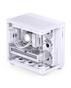 Купить Корпус компьютерный JONSBO TK-3 White (TK-3 White) белый, прозрачный  в E-mobi