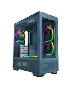 Купить Корпус компьютерный Montech Sky Two Morocco (SKY TWO MOROCCO) синий в E-mobi